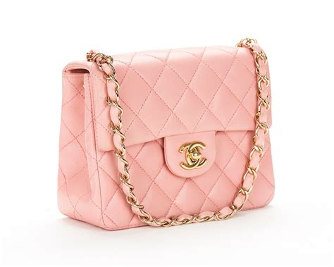 vintage chanel hot pink leather mini bag|Vintage Chanel mini flap bag.